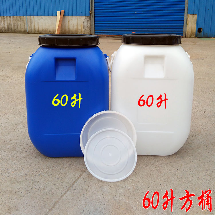 发酵桶25升kg塑料方桶大口酿酒酵素桶50/60L公斤储水桶化工废液桶 - 图2