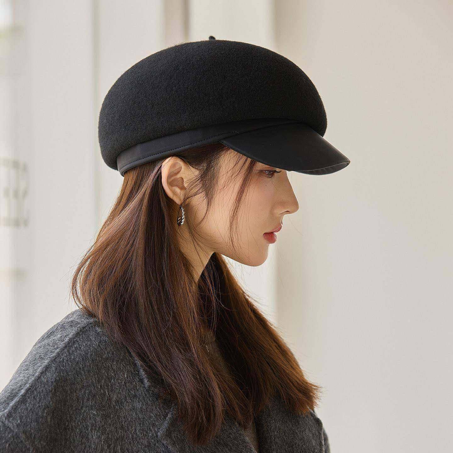 时尚春秋贝雷八角帽女报韩版百搭古画家蓓蕾帽复显脸小鸭舌0120h,淘宝优惠券,粉丝福利购,淘宝优惠卷