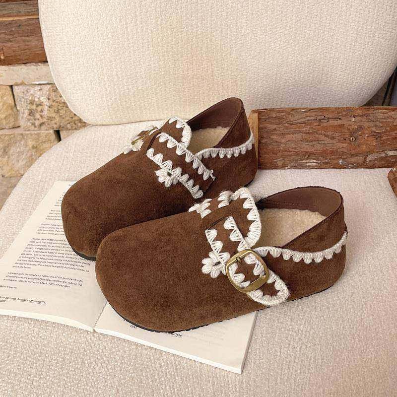 新款春秋厚底内增高加绒全包勃肯鞋女2026靴保暖鞋子豆豆鞋0120h,淘宝优惠券,粉丝福利购,淘宝优惠卷