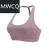 MWCQ làm đẹp trở lại đồ lót thể thao màu rắn áo ngực thể dục Y-quai bên ngoài mặc áo ngực nhanh khô thoáng khí chạy trở lại - Đồ lót thể thao ao tap yoga Đồ lót thể thao
