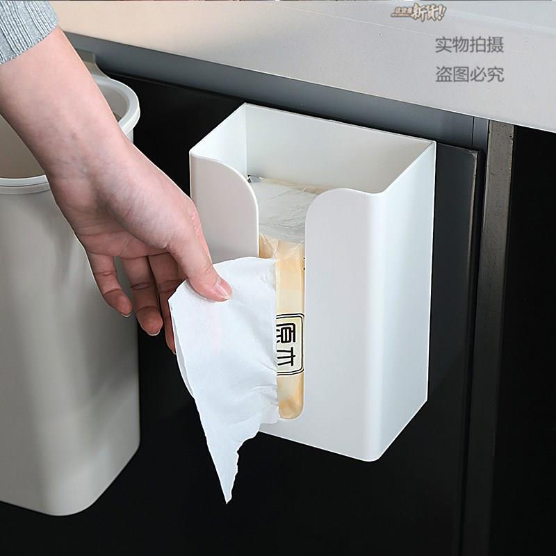 wall napkin holder sanitary paper storage tissue box - 图0