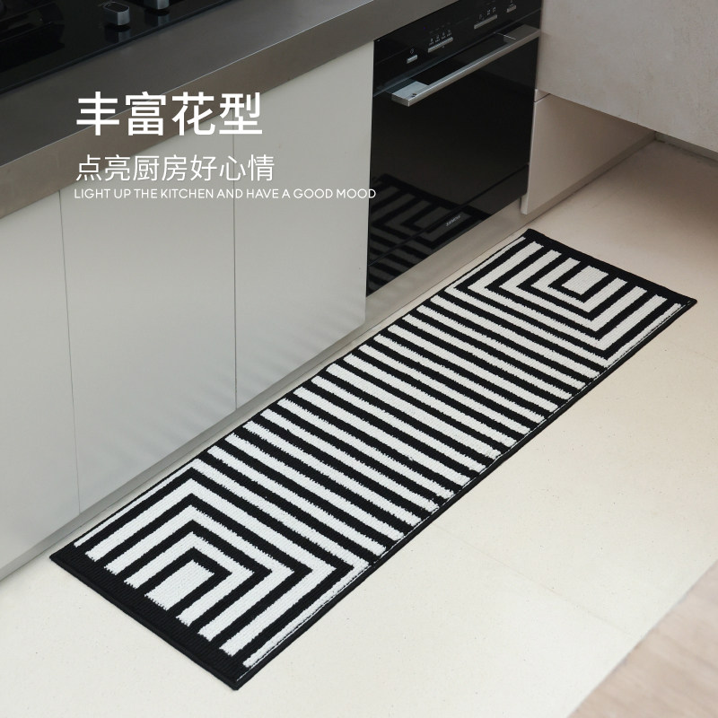 赛波斯厨房地垫高级防滑吸水吸油耐脏可机洗门垫现代简约长条地毯,淘宝优惠券,粉丝福利购,淘宝优惠卷