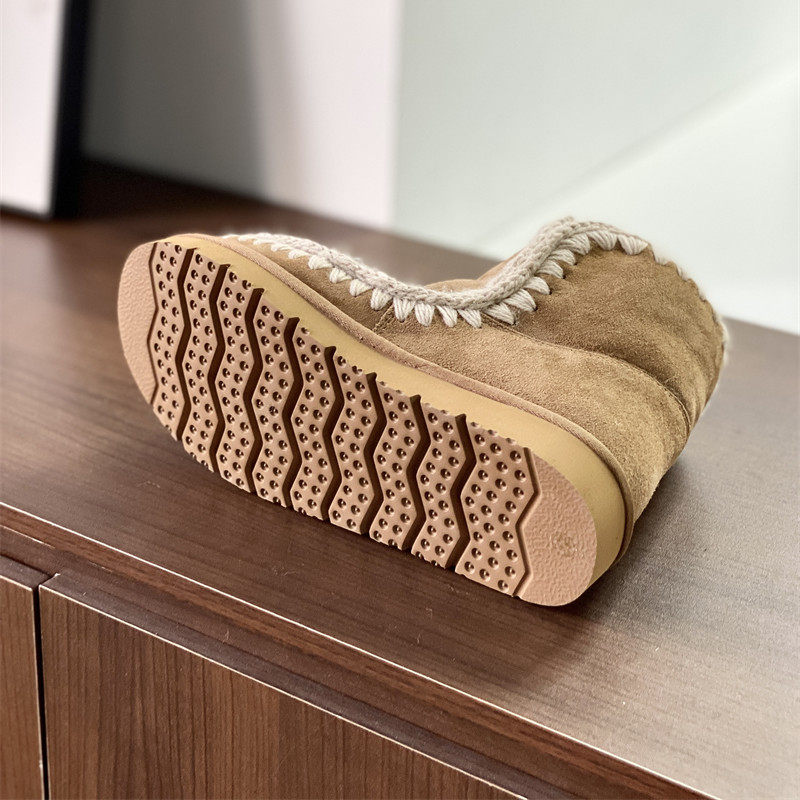 澳洲羊皮毛一体纯羊毛时尚雪地靴女短靴加厚底加绒保暖棉鞋冬季新,淘宝优惠券,粉丝福利购,淘宝优惠卷