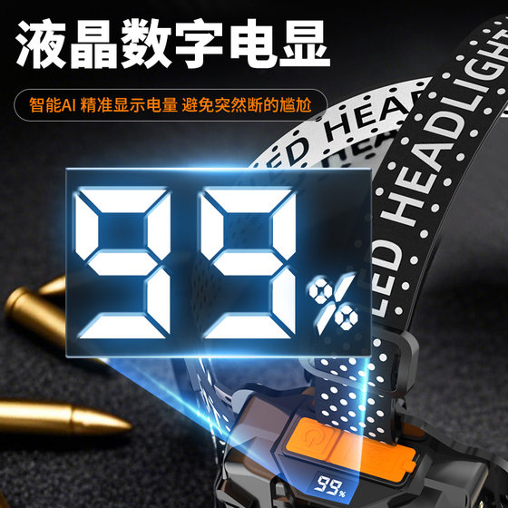 AIC strong light long-range ultra-long endurance night fishing headlamp
