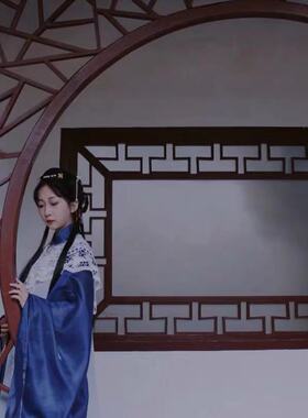 汉服百搭套头钩花专业小坎肩