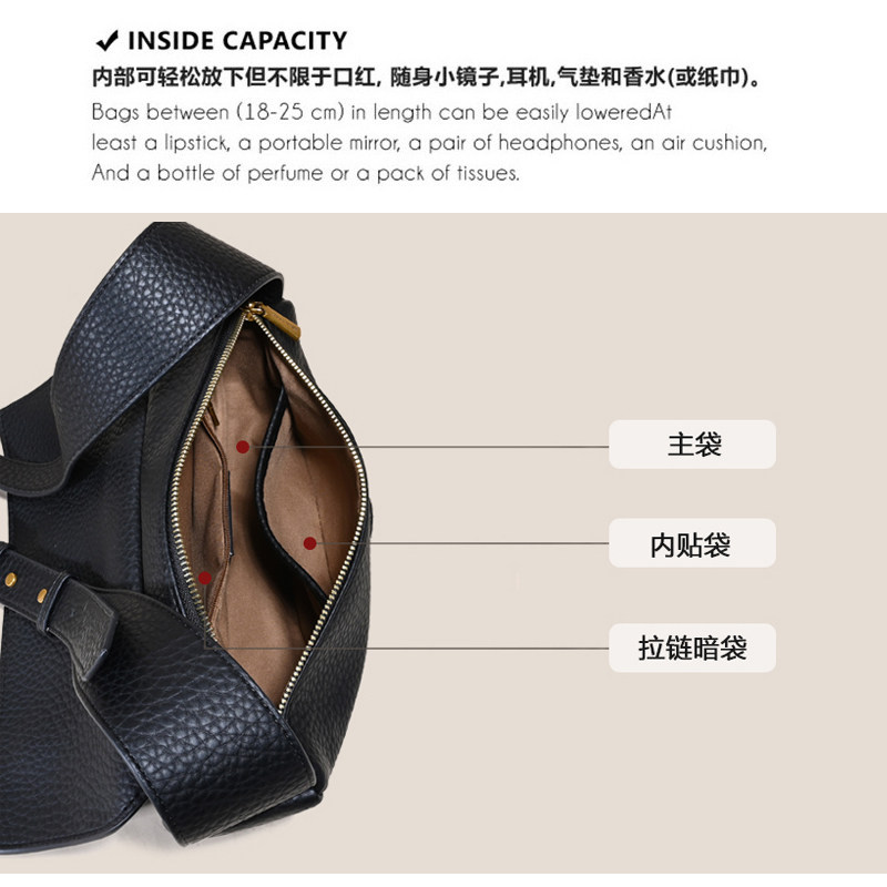 小众设计饺子包包女软皮2025新款宽肩带大容量休闲百搭单肩斜挎包,淘宝优惠券,粉丝福利购,淘宝优惠卷