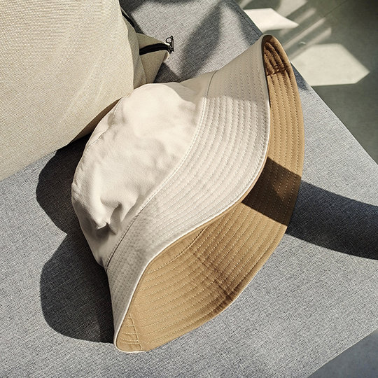 Korean style thin sun protection bucket hat