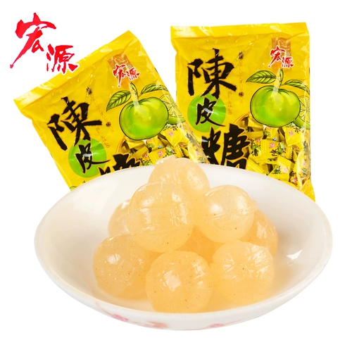 Hongyuan Candy Explosion Slurry Chenpi Sugar Tsai Banks Детская палка с конфетами конфеты ностальгическая сеть закусок красная взрывчатка оптом