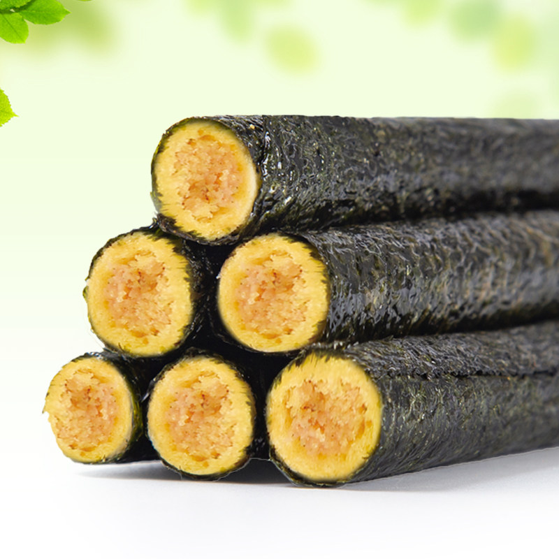 韩海妈妈肉松夹心脆蛋卷儿童海苔卷 诱见食品海苔系列