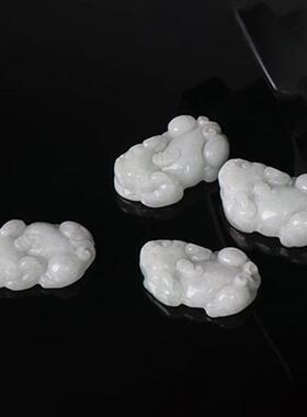 原矿翡翠貔貅吊坠男女款玉石项链挂件吊坠