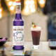 Maureen lavender glass bottled coffee juice drink