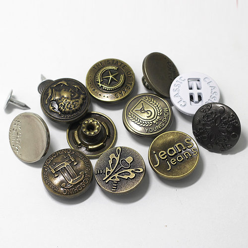 安余纽扣牛仔裤扣子牛仔扣摇头扣合金工字扣二合扣背带裤钮扣20mm - 图0