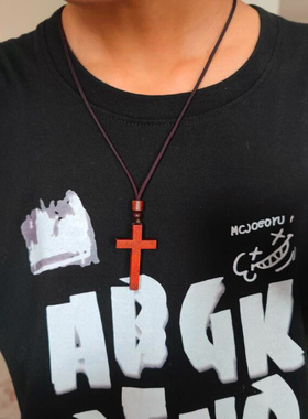 檀木雕刻十字架红檀木十字架