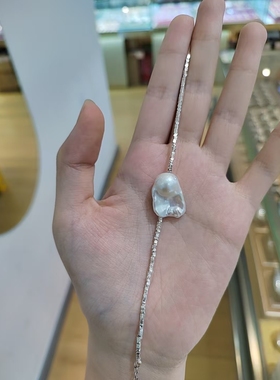 纯银巴洛克珍珠手链女小众设计感高级轻奢气质百搭手饰