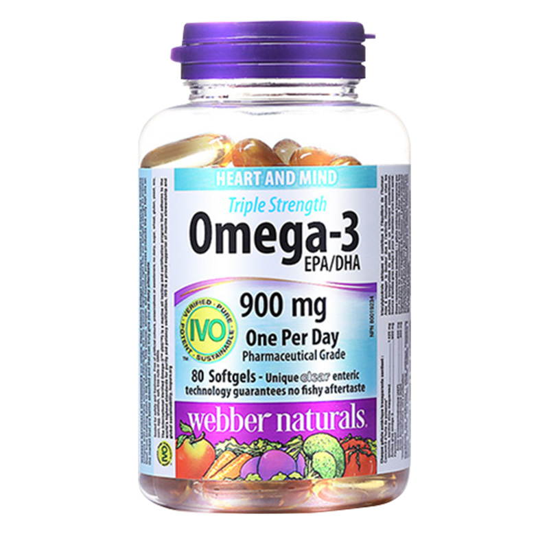 加拿大进口鱼油韦博omega3脂肪酸不饱和ω3欧米伽中老年人平衡油 - 图3