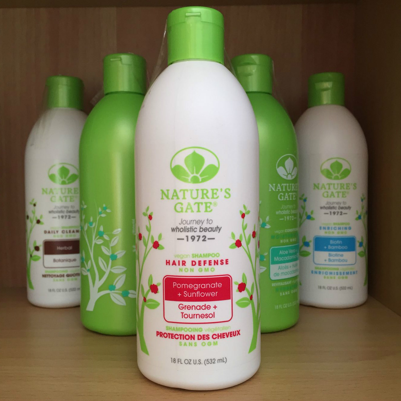 海淘美國天然之扉Nature's Gate自然之扉生物素草本洗髮水護髮素