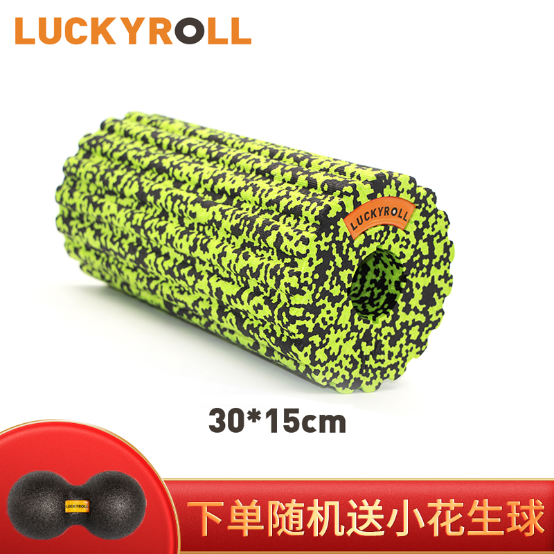 LUCKYROLL泡沫轴肌肉放松高硬度EPP实心轴按摩滚轴健身瑜伽柱滚筒 - 图2