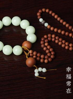 檀香度母佛牌链挂串项链