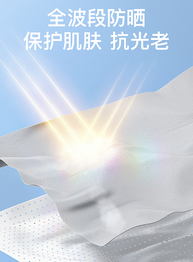 韩版护颈一体透气防晒面罩2024新