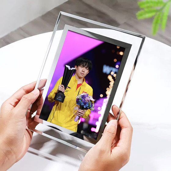 Wang Chuqin World Table Tennis Championships Champion Crystal Photo Frame