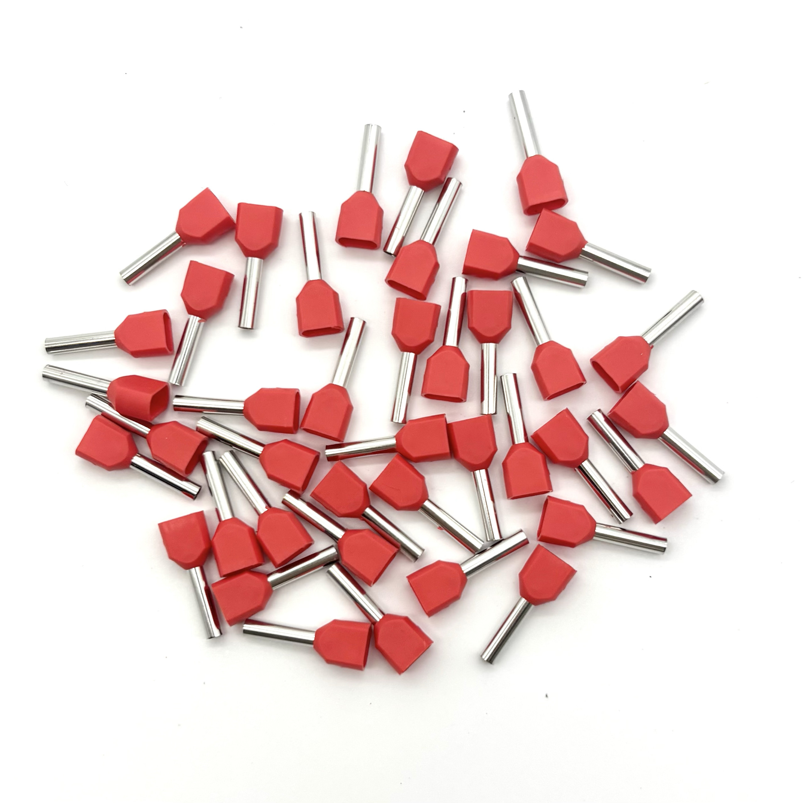 管型端子 TE1010 紫铜双线端子 针式冷压端子接线端子 两根1平方,淘宝优惠券,粉丝福利购,淘宝优惠卷