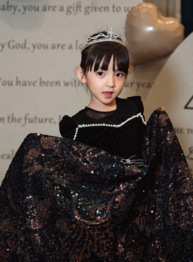 精致百搭气质水钻皇冠新娘头饰高级大气婚礼生日派对礼服女王冠闪