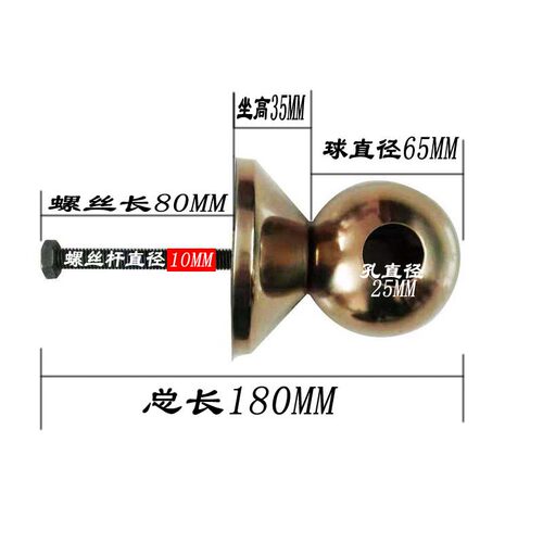 门栓大铁门插销搭扣木门明锁挂锁闩农村老式大门加长不锈钢门闩杆 - 图1