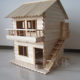 Ice cream stick small building handmade materials creativity