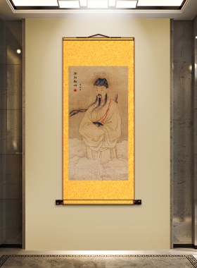吕洞宾画像全真道阳子家居