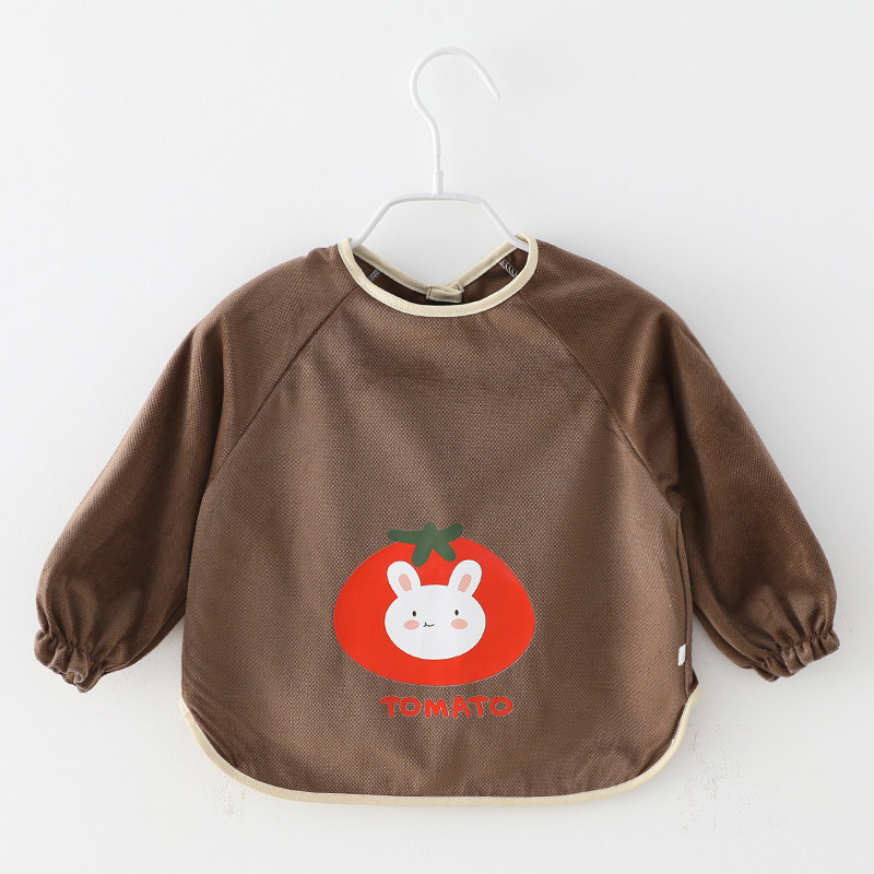 婴儿可爱防水反穿衣儿童吃饭长袖秋冬罩衣宝宝防脏围裙新款围兜,淘宝优惠券,粉丝福利购,淘宝优惠卷