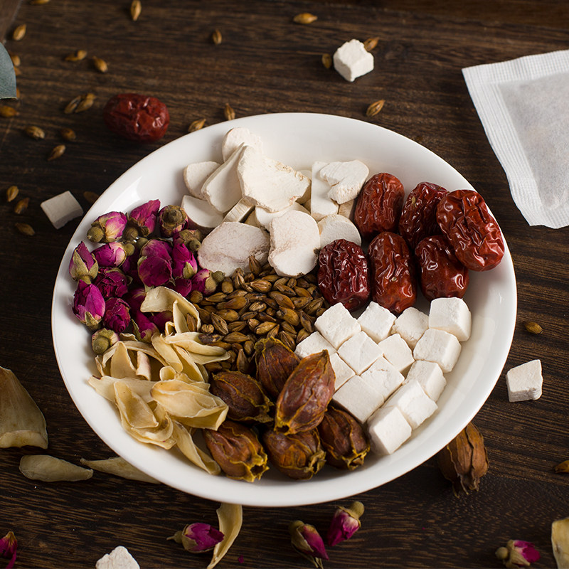 北京同仁堂酸枣仁百合茯苓茶睡眠茶安神助眠茶严重失眠官方旗舰店