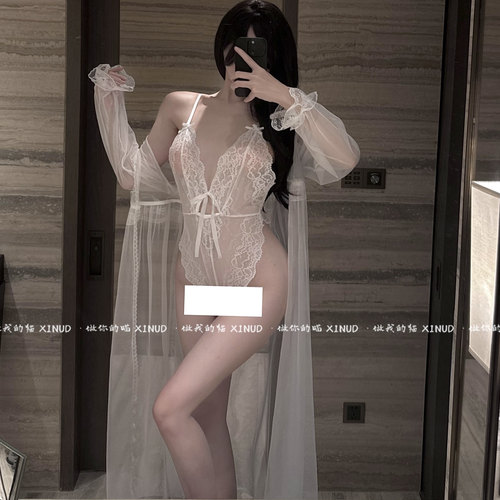 做你的猫：娇香小姨*性感蕾丝花边气质仙气睡衣高级感纯欲风睡裙 - 图2