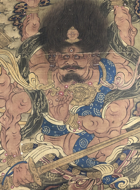宋佛像画天龙八部图高清原大微喷复制装饰画挂画学习临摹参考画稿