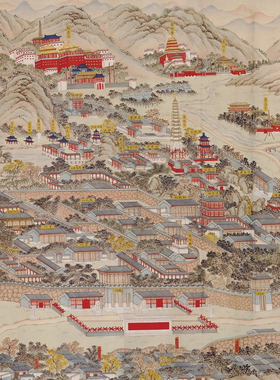 管念慈承德避暑山庄热河行宫图