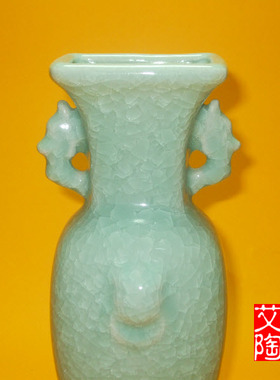 花瓶摆件工艺品钧窑仿古瓷器