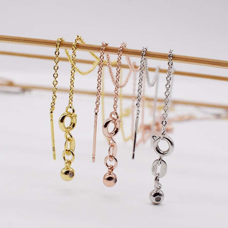 925半银十字链O字链  单链蛇骨链项链带针硅胶调节球路路通链配饰,淘宝优惠券,粉丝福利购,淘宝优惠卷