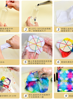 扎染颜料染料工具套装diy材料包