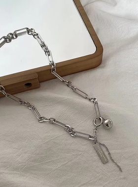 不掉色钛钢不掉色锁骨链