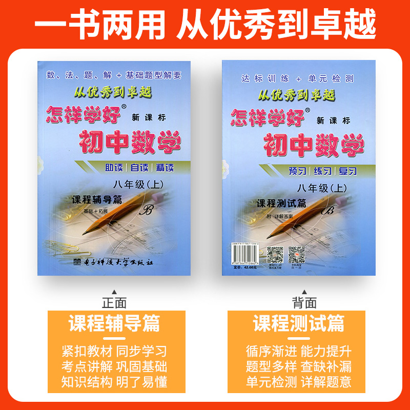 怎样学好初中语文数学七八九年级上册下册人教版北师大版字词句段篇同步讲解数法题解常见题型解要达标训练单元检测练习册 - 图0