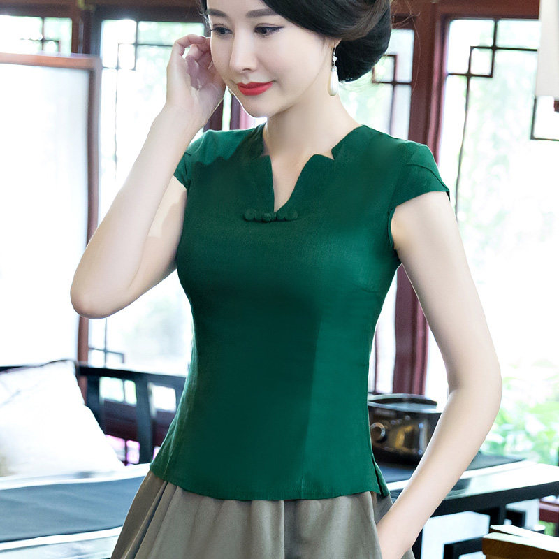 中式复古旗袍两件套优雅修身连衣裙 coopular旗袍