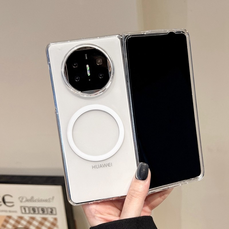 适用华为matex6手机壳新款透明mate折叠屏x6带磁吸充电X5全包超薄x3防摔matx简约男款MATEX女生硬壳mtx6外壳M,淘宝优惠券,粉丝福利购,淘宝优惠卷