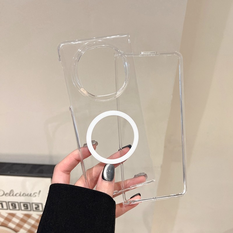 适用华为matex6手机壳新款透明mate折叠屏x6带磁吸充电X5全包超薄x3防摔matx简约男款MATEX女生硬壳mtx6外壳M,淘宝优惠券,粉丝福利购,淘宝优惠卷