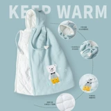 Детский демисезонный плащ для выхода на улицу, ветрозащитное зимнее одеяло, детское удерживающее тепло пальто, ветрозащитная накидка с капюшоном, увеличенная толщина