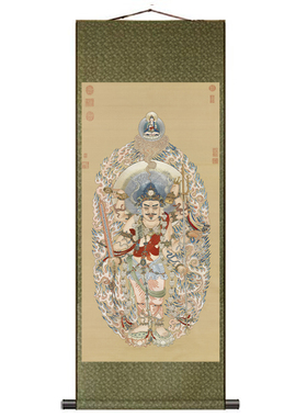 佛像无能胜明王画芯画稿卷轴挂画