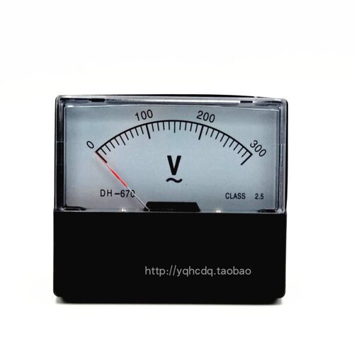 指针式交流电压表CD/CZ/YT/SF/DH-670 300V 150V福特表机械板表 - 图3