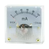 14-летний магазин более 20 цветовых инструментов указатель указатель DC Current Meters 91C4-1A 2A 3A5A500MA