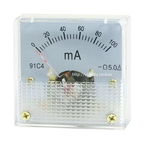 14-летний магазин более 20 цветовых инструментов указатель указатель DC Current Meters 91C4-1A 2A 3A5A500MA