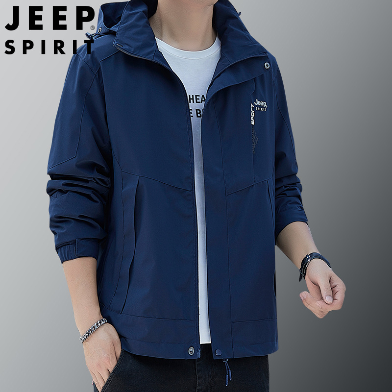 JEEP SPIRIT  秋冬款男士潮流休闲时尚夹克户外外套JC7286