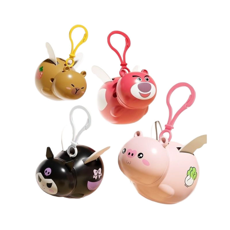 拉线飞天水豚钥匙扣挂件幼儿园儿童节生日礼物奖励学生玩具小礼品,淘宝优惠券,粉丝福利购,淘宝优惠卷