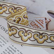 Wide 4cm curtains lace accessories jacquard webbing with vertical splicing accessories sofa cushions Pillow Beds Flag table Flag 4R109